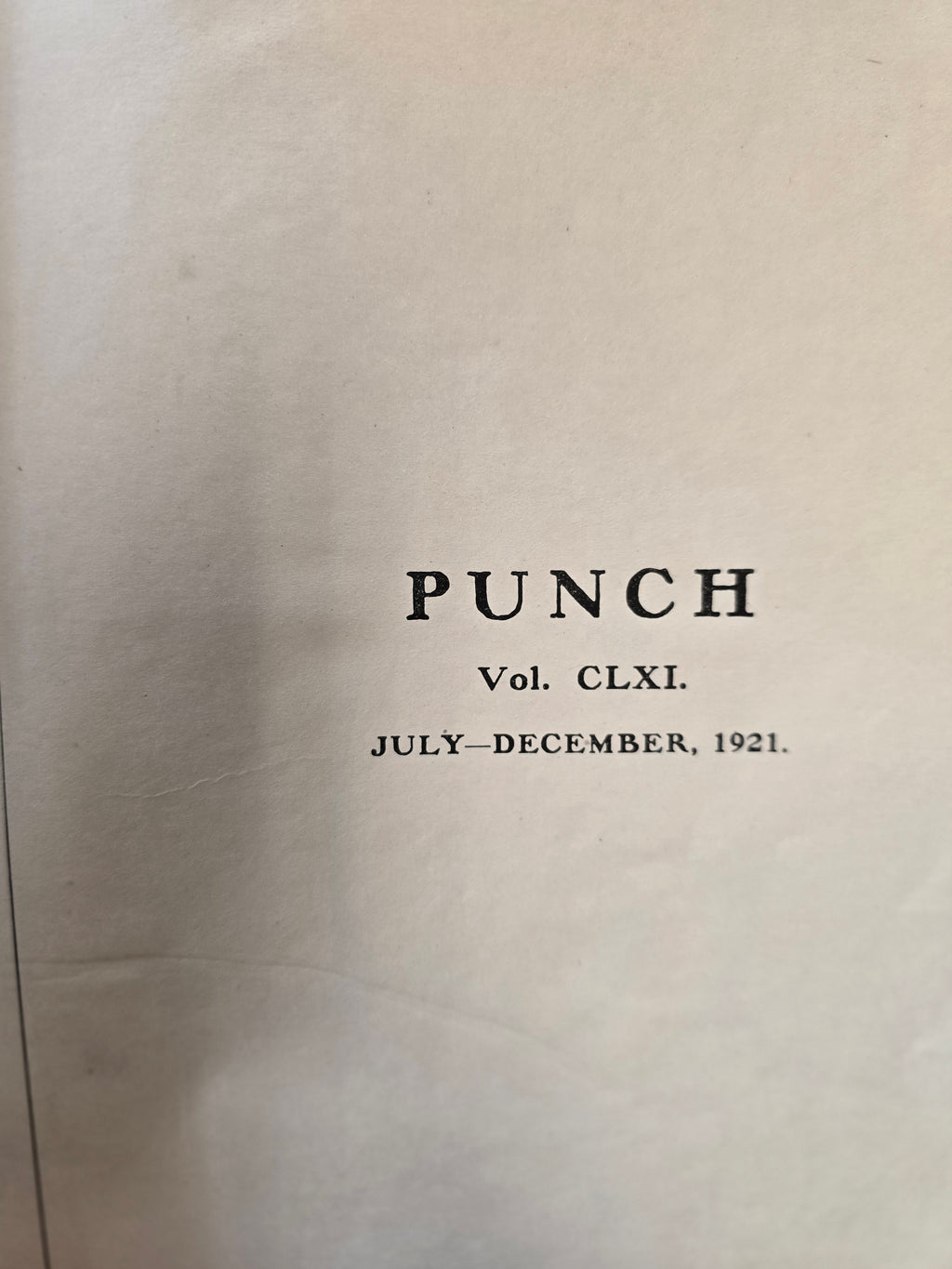Antique Punch Journal collection