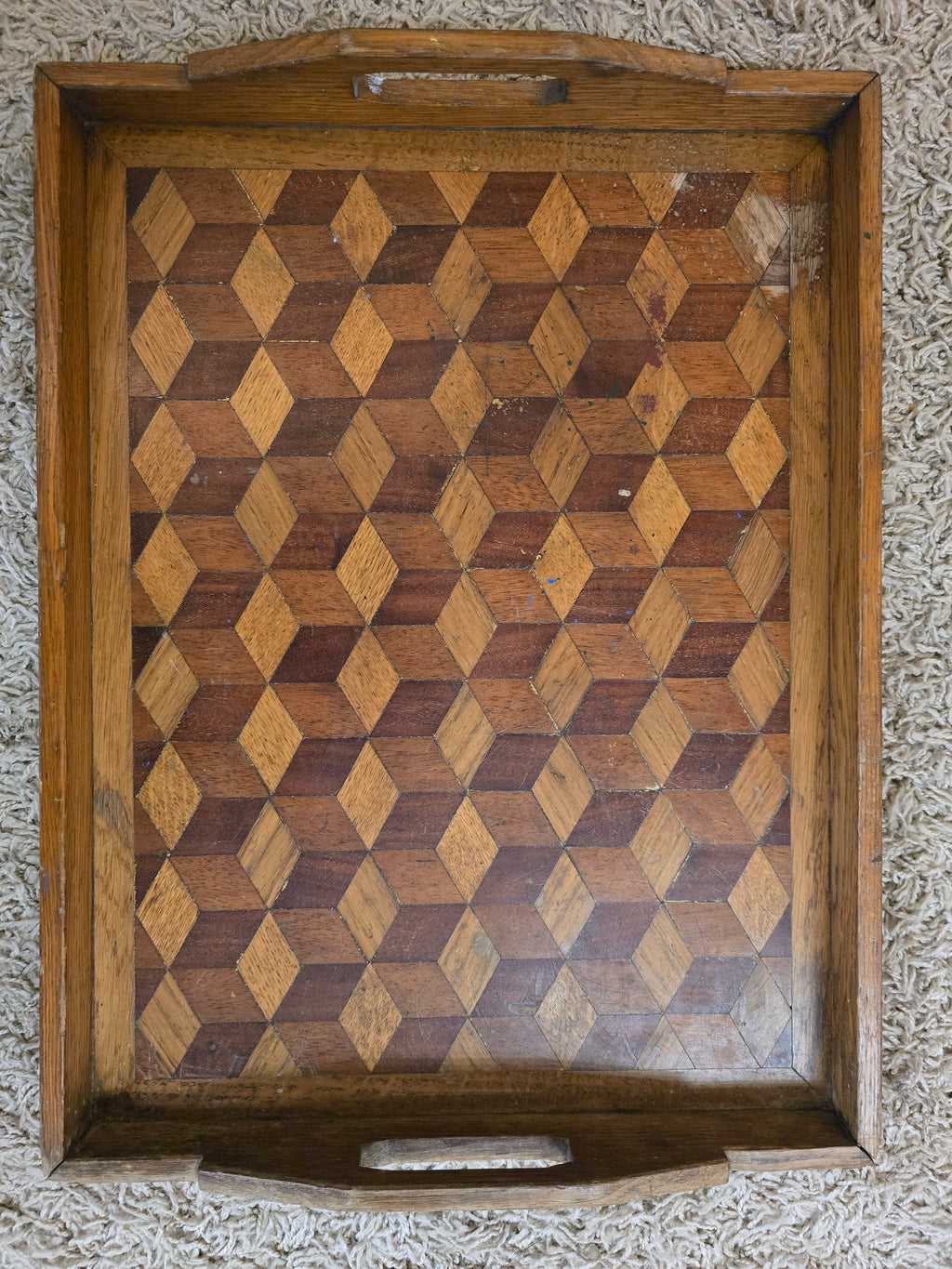 Parquetry Serving Tray