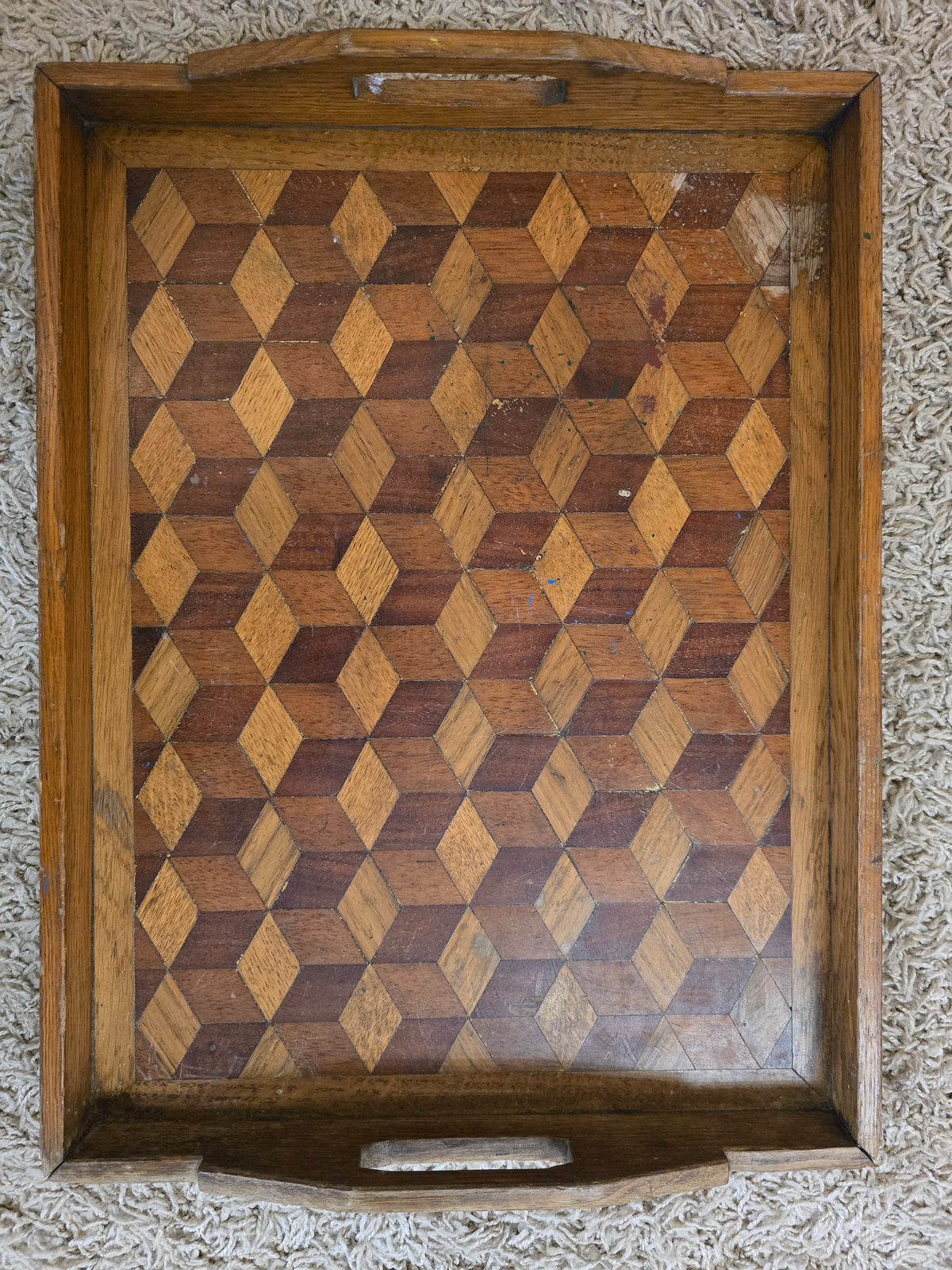 Parquetry Serving Tray
