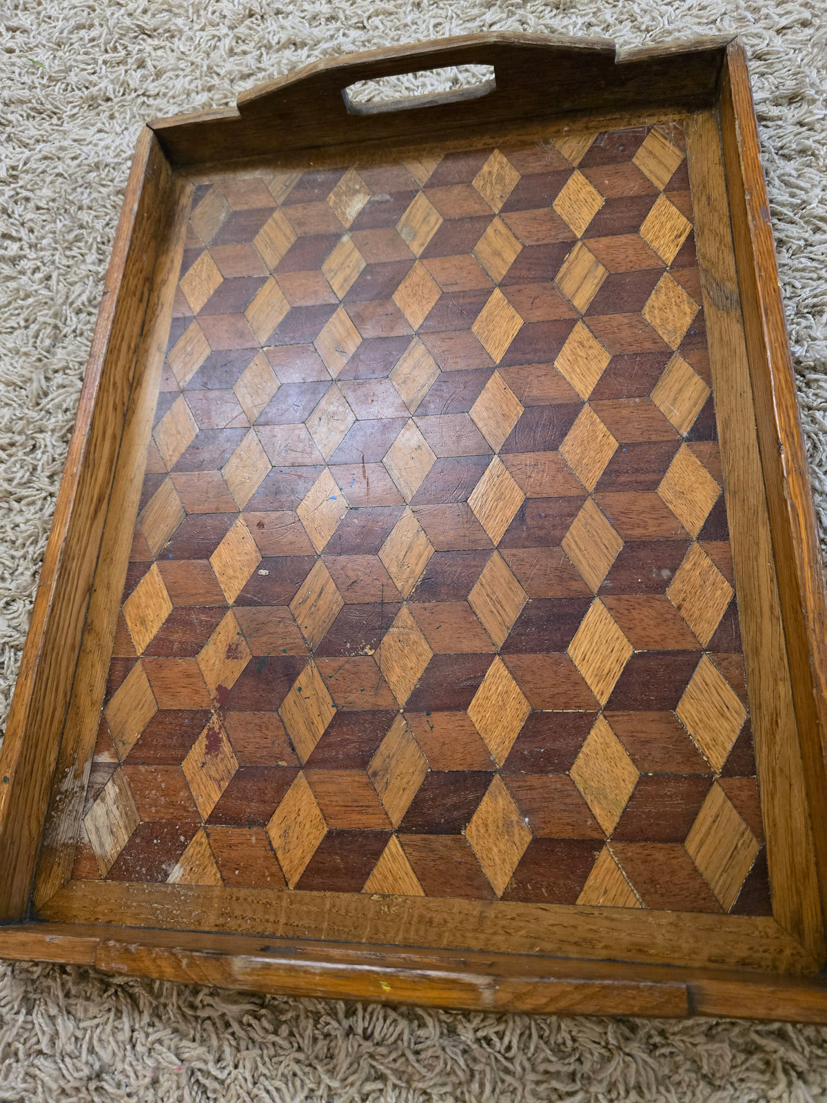 Parquetry Serving Tray