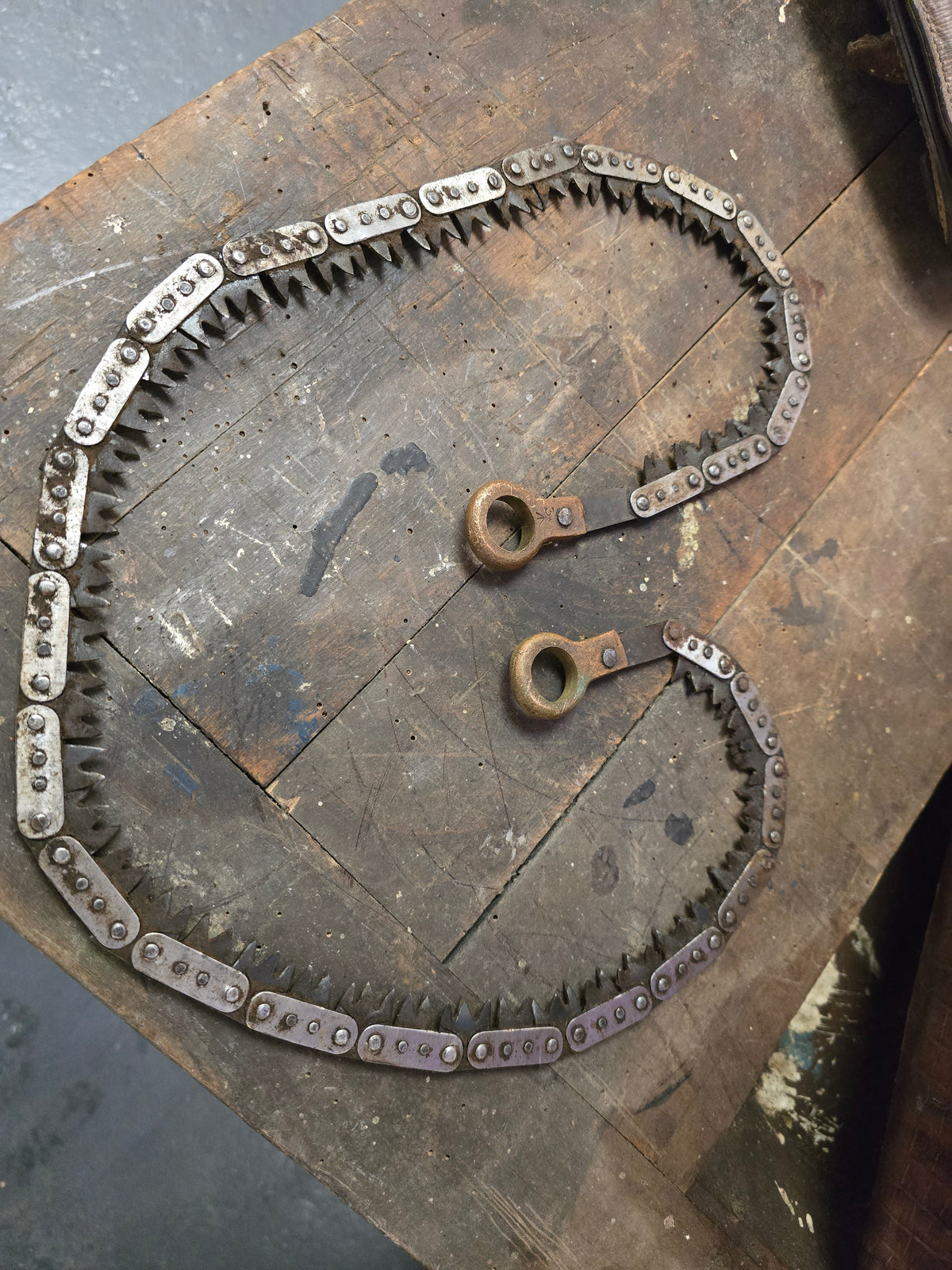 Vintage WW2 Army Hand Chainsaw 1940